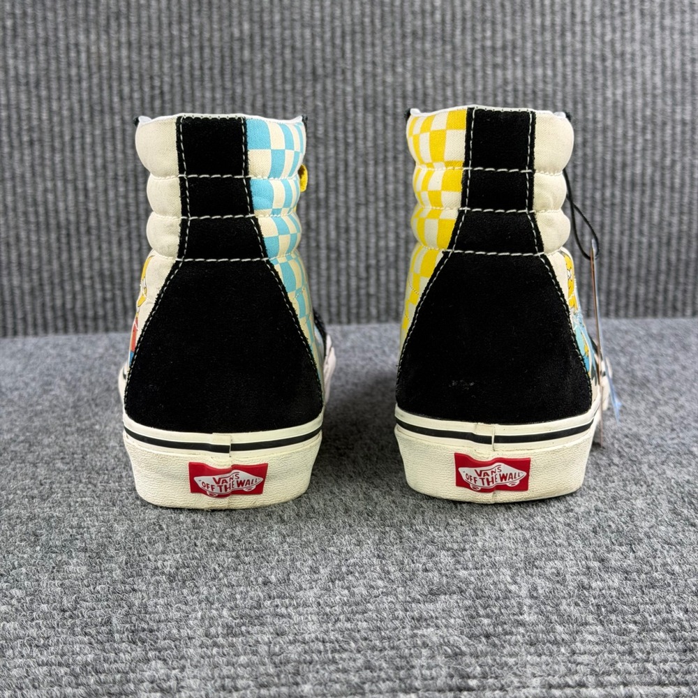 NEW Vans The Simpsons Sk8-Hi Family Sneakers Black Yellow Men 10 Women 11.5 - Picture 6 of 13